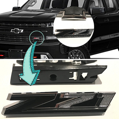 Z71 grille emblem black - grille,